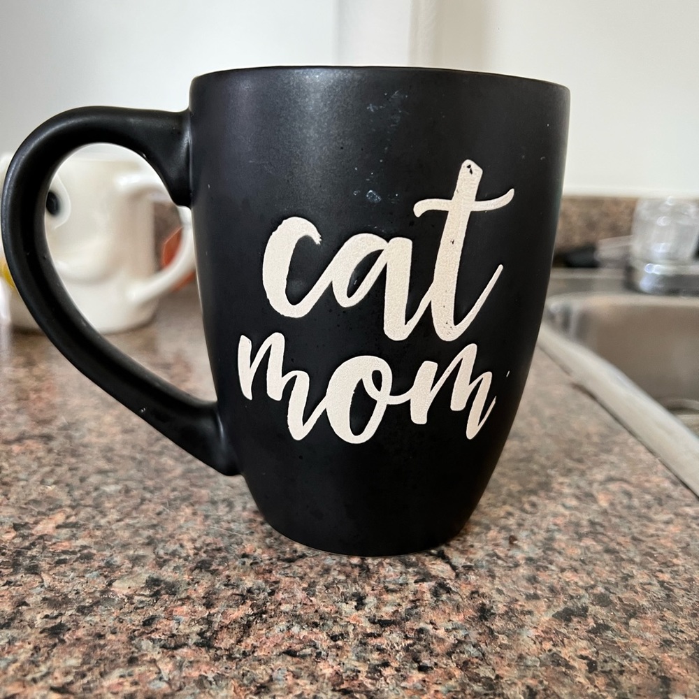 Cat mom, Large Mug